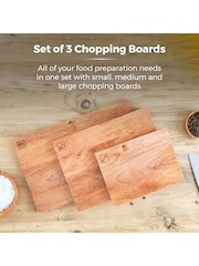 Tower Natural Wood Multi-Purpose Chopping Board with Ceramic Bowls - Image 3 of 8
