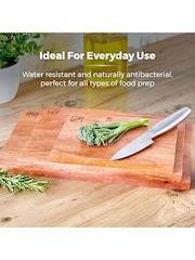 Tower Natural Wood Multi-Purpose Chopping Board with Ceramic Bowls - Image 5 of 8
