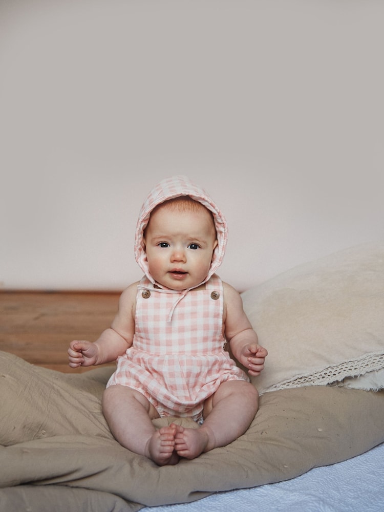 The Little Tailor Baby Soft Cotton 100% Cotton Bonnet - Image 2 of 8 The Little Tailor Baby Soft Cotton 100% Cotton Bonnet - Image 2 of 8