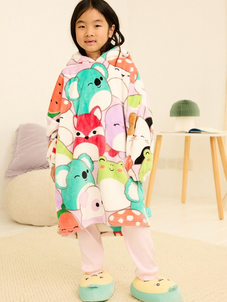 Multi Squishmallow Hooded Blanket (5-16yrs) - Image 1 of 8