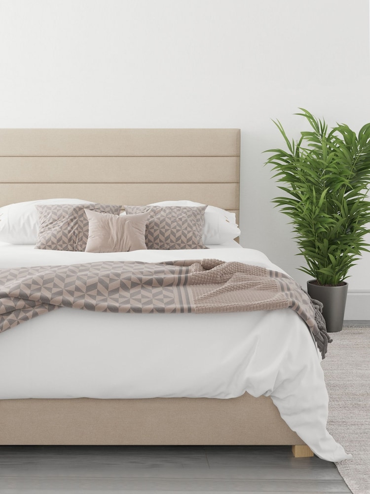 Aspire Furniture Beige Kelly End Lift Ottoman Storage Bed - Image 1 of 3