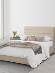 Aspire Furniture Beige Kelly End Lift Ottoman Storage Bed - Image 2 of 3