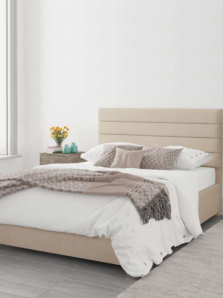 Aspire Furniture Beige Kelly End Lift Ottoman Storage Bed - Image 2 of 3