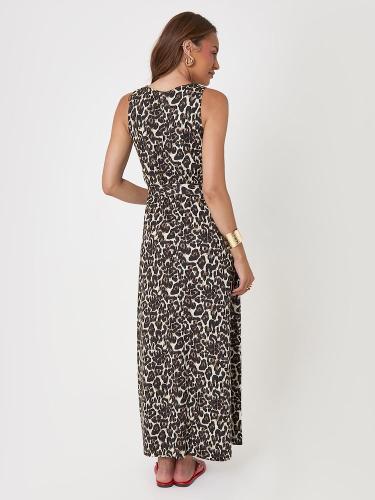 Animal - Threadbare Cotton Jersey Rochie lungă Trapeze - Imaginea 2 din 4