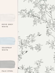 Laura Ashley Steel Forsythia 10M Wallpaper - Image 4 of 4