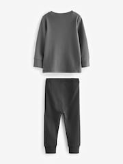 Grey Pumpkin Snuggle 100% Cotton Halloween Pyjamas Set (9mths-10yrs) - Image 6 of 8