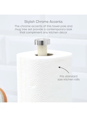 Swan Set of 3 Cream Towel Pole And Mug - Image 3 of 7