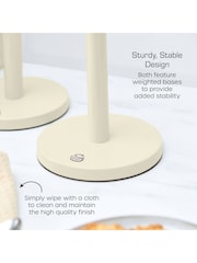 Swan Set of 3 Cream Towel Pole And Mug - Image 4 of 7