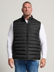 Svart - BadRhino Big & Tall Lett Boblevest - Bilde 1 av 4