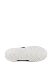 Totes Navy Isotoner Ladies Iso-Flex Waffle Full Back Slippers - Image 5 of 5