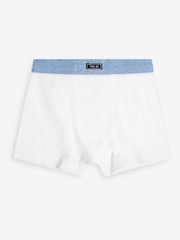 Blue Plain Trunks 5 Pack (2-16yrs) - Image 4 of 8