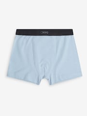 Blue Plain Trunks 5 Pack (2-16yrs) - Image 5 of 8