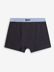Blue Plain Trunks 5 Pack (2-16yrs) - Image 7 of 8