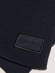 Azul - Bufanda de punto con logotipo de Superdry - Imagen 3 de 3