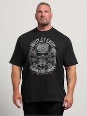 BadRhino Big & Tall Black Long Motley Crue Too Fast T-Shirt - Image 1 of 6