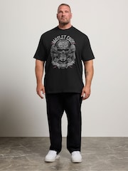 BadRhino Big & Tall Black Long Motley Crue Too Fast T-Shirt - Image 2 of 6