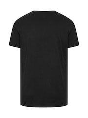 BadRhino Big & Tall Black Long Motley Crue Too Fast T-Shirt - Image 5 of 6