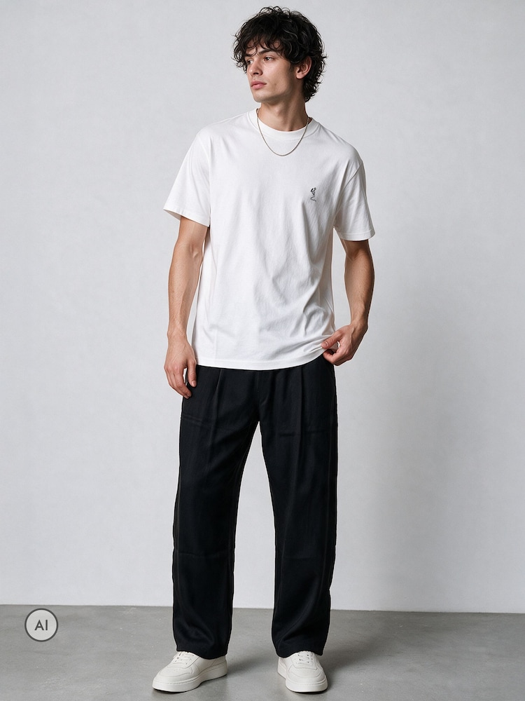 Religion White Skull Wings T-Shirt - Image 4 of 4
