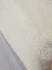 Cream Soft Teddy Fleece Deep Fitted Sheet - Image 2 of 2