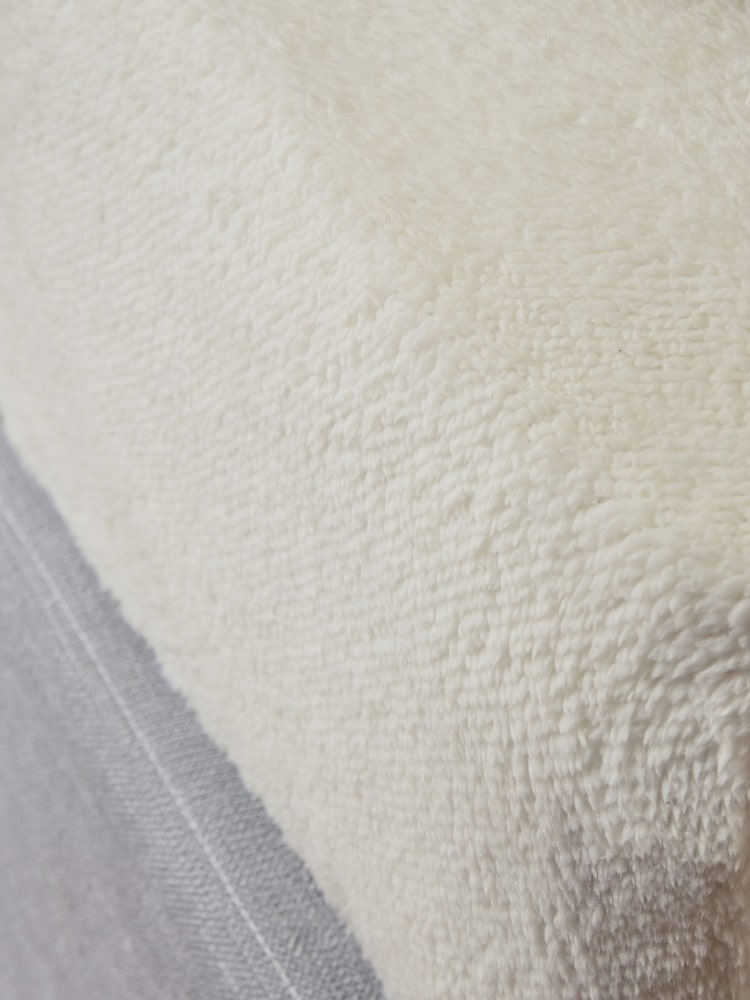 Cream Soft Teddy Fleece Deep Fitted Sheet - Image 2 of 2