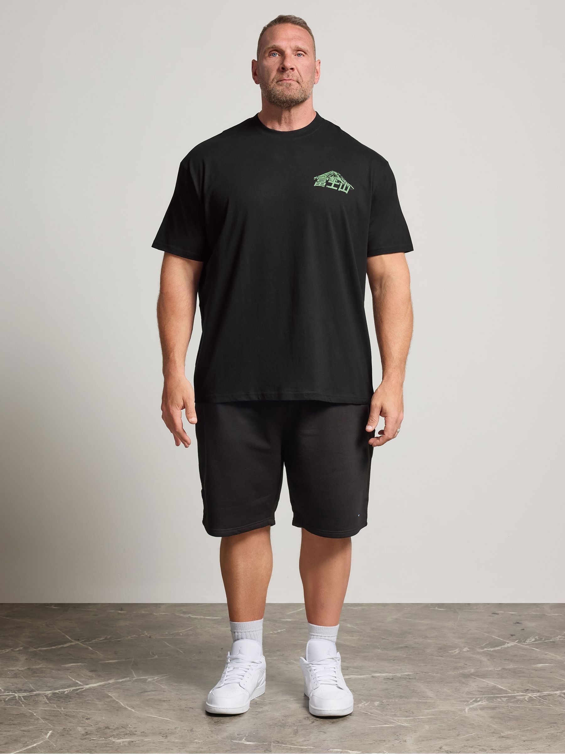 Buy BadRhino Big & Tall Black Mountain Japanese T-Shirt from Next USA