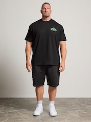 BadRhino Big & Tall Black Mountain Japanese T-Shirt - Image 2 of 7