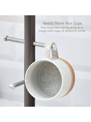 Swan Set of 3 Graphite Towel Pole and Mug - Image 3 of 7