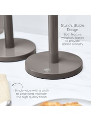 Swan Set of 3 Graphite Towel Pole and Mug - Image 4 of 7