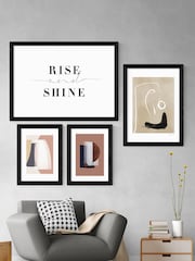 East End Prints Black Abstract VI Framed Print - Image 4 of 4
