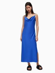 AllSaints Blue Hadley Dress - Image 3 of 6
