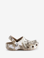 Crocs Brown Classic Kids Unisex Clogs - Image 1 of 4