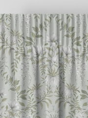 Laura Ashley Sage Green Parterre Made to Measure Curtains - Image 5 of 8