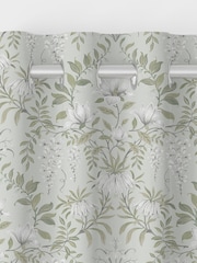 Laura Ashley Sage Green Parterre Made to Measure Curtains - Image 6 of 8