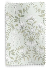 Laura Ashley Sage Green Parterre Made to Measure Curtains - Image 8 of 8