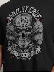 BadRhino Big & Tall Black Motley Crue Too Fast T-Shirt - Image 4 of 6
