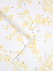 Laura Ashley Sunshine Forsythia 10M Wallpaper - Image 3 of 4