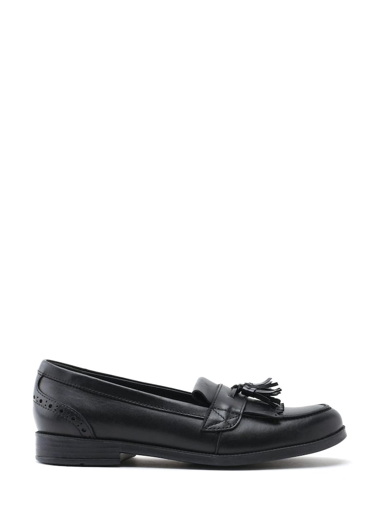 Start-Rite Sketch Slip On Black Patent Leather School Shoes Wide Fit - Image 1 of 5