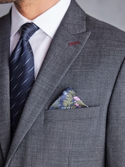 Grey Tailored Signature TG Di Fabio Wool Rich Puppytooth Suit Jacket - Image 4 of 11