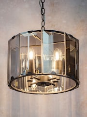 Gallery Home Grey George Ceiling Light Pendant - Image 3 of 7