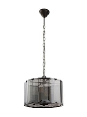 Gallery Home Grey George Ceiling Light Pendant - Image 7 of 7