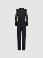 Mono largo ajustado con diseño transparente Magda de Reiss - Imagen 2 de 5