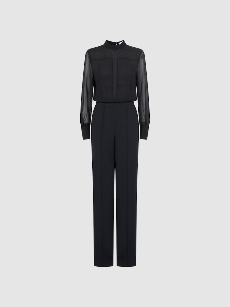 Mono largo ajustado con diseño transparente Magda de Reiss - Imagen 2 de 5