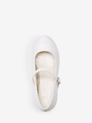 White Satin Stain Resistant Heeled Bridesmaid Collection Occasion Shoes - Image 3 of 4