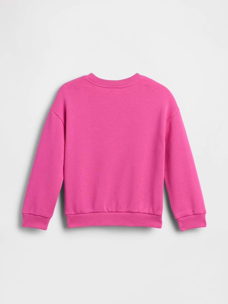 Rozā - Gap Brannan Bear Logo sporta krekls (6mēn.–5gadi) - Attēls 2 no 3