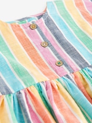 Rainbow Stripe Relaxed Cotton Dress (3mths-8yrs) - Image 7 of 7