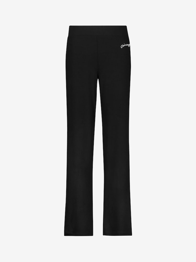 Pineapple Black Viscose Jersey Joggers - Image 4 of 4