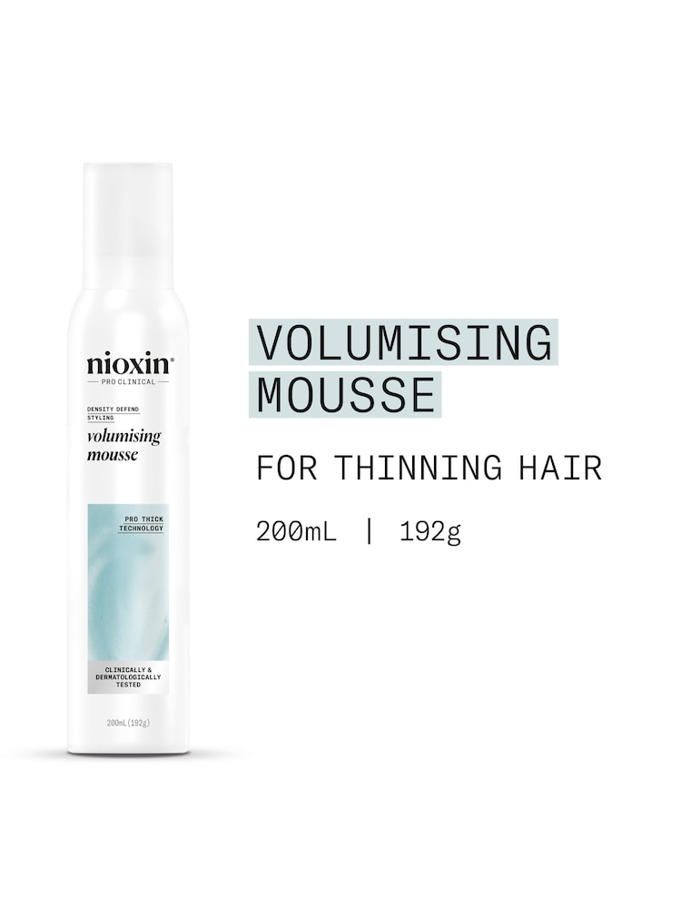 Nioxin Density Defend Volumising + Thickening Hair Mousse 200ml - Image 2 of 5 Nioxin Density Defend Volumising + Thickening Hair Mousse 200ml - Image 2 of 5
