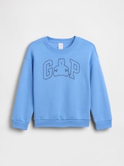 Zils - Gap Brannan Bear Logo sporta krekls (6mēn.–5gadi) - Attēls 1 no 3
