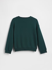 Zielony - Bluza Gap Brannan Bear z logo (6 mies. – 5 lat) - Obraz 2 z 3