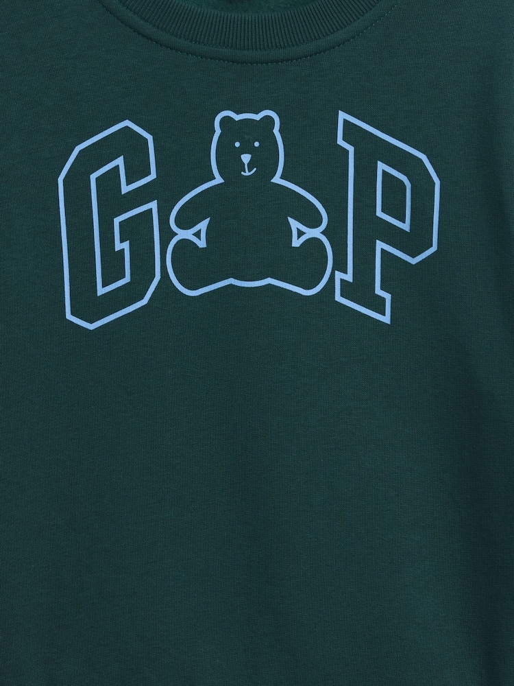 Zielony - Bluza Gap Brannan Bear z logo (6 mies. – 5 lat) - Obraz 3 z 3 Zielony - Bluza Gap Brannan Bear z logo (6 mies. – 5 lat) - Obraz 3 z 3